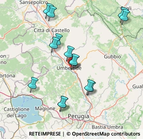 Mappa Via 8 Marzo, 06019 Umbertide PG, Italia (16.09643)