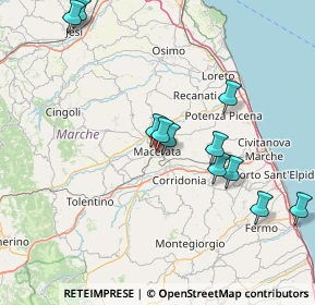 Mappa Via delle Moje, 62100 Macerata MC, Italia (16.06273)