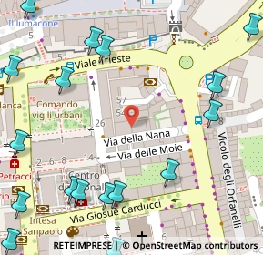 Mappa Via delle Moje, 62100 Macerata MC, Italia (0.1125)