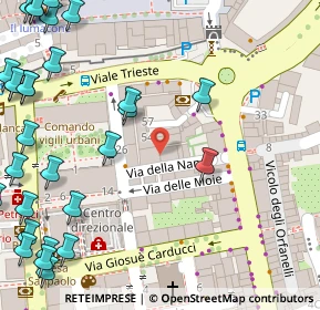 Mappa Via delle Moje, 62100 Macerata MC, Italia (0.08333)