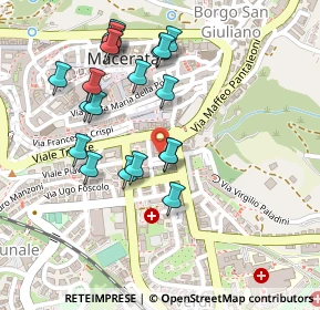 Mappa Via delle Moje, 62100 Macerata MC, Italia (0.2425)