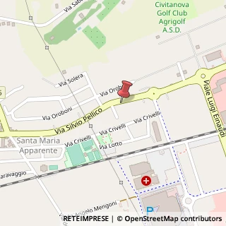 Mappa Via Silvio Pellico, 58, 62012 Civitanova Marche, Macerata (Marche)