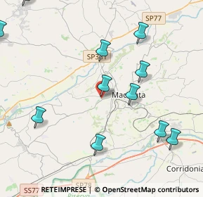 Mappa Via Tina Maria Lorenzoni, 62100 Macerata MC, Italia (5.03364)