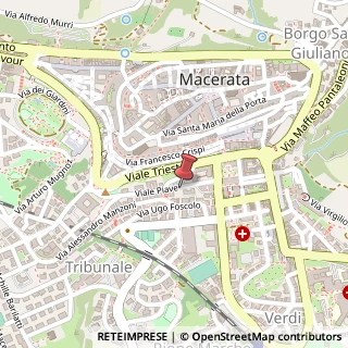 Mappa Viale Piave, 7, 62100 Macerata, Macerata (Marche)