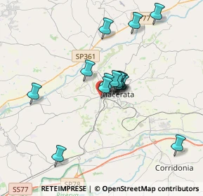 Mappa Viale Telesforo Carradori, 62100 Macerata MC, Italia (3.046)