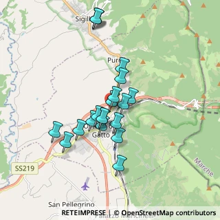 Mappa Via Flaminia, 06022 Fossato di Vico PG, Italia (1.5545)