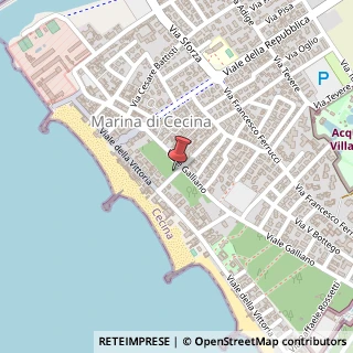 Mappa Via Baldissera, 3, 57023 Cecina, Livorno (Toscana)