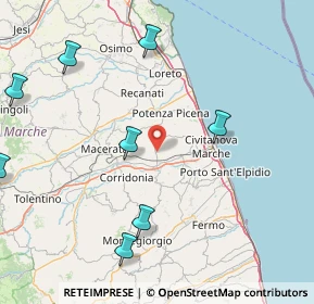 Mappa 62010 Morrovalle MC, Italia (30.9725)