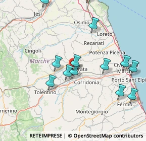 Mappa Via Spalato, 62100 Macerata MC, Italia (17.30923)