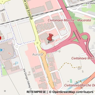 Mappa Via Luigi Einaudi, 262, 62012 Civitanova Marche, Macerata (Marche)