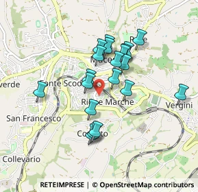 Mappa Via Weiden, 62100 Macerata MC, Italia (0.7645)