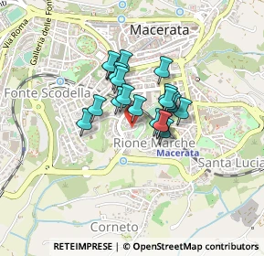 Mappa Via Weiden, 62100 Macerata MC, Italia (0.273)
