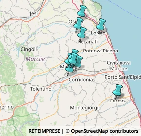 Mappa Via Weiden, 62100 Macerata MC, Italia (11.88636)