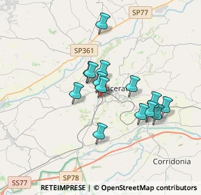 Mappa Via G. Gasparrini, 62100 Macerata MC, Italia (2.88571)