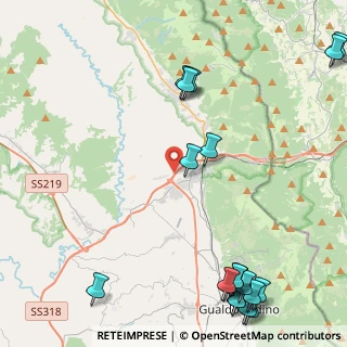 Mappa SS318, 06022 Fossato di Vico PG, Italia (6.64158)