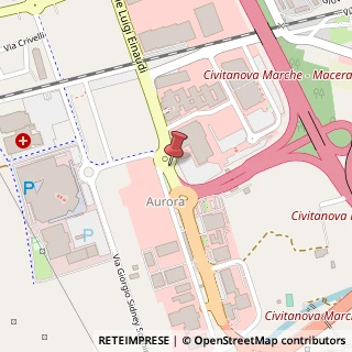 Mappa Via Luigi Einaudi, 410, 62012 Civitanova Marche, Macerata (Marche)
