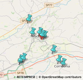 Mappa Via Santa Caterina, 62100 Macerata MC, Italia (3.82273)