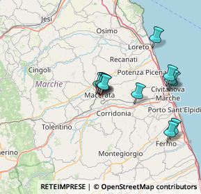 Mappa Via Gioacchino Rossini, 62100 Macerata MC, Italia (12.98)