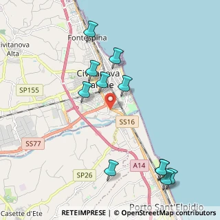 Mappa Via Palestro, 62012 Civitanova Marche MC, Italia (2.38909)