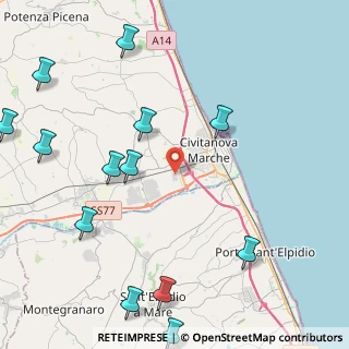Mappa Centro Commerciale Il Cuore Adriatico, 62012 Civitanova Marche MC, Italia (5.97077)