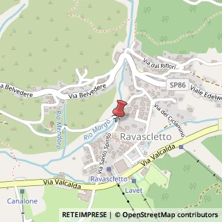 Mappa Via s.spirito 40/a, 33020 Ravascletto, Udine (Friuli-Venezia Giulia)