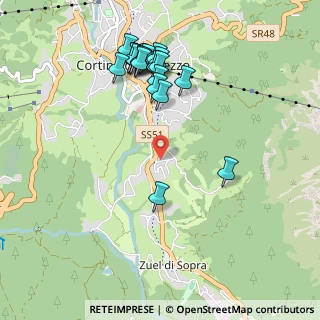 Mappa Località Coiana, 32043 Cortina d'Ampezzo BL, Italia (1.0325)
