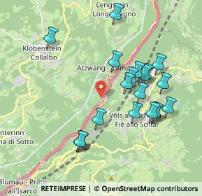 Mappa Atzwang 8, 39050 Fié allo Sciliar BZ, Italia (1.8595)