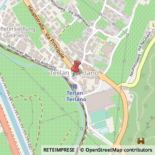 Mappa Via Niederthor, 1, 39018 Terlano, Bolzano (Trentino-Alto Adige)