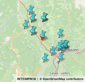 Mappa 39018 Terlano BZ, Italia (6.9645)