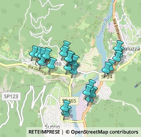 Mappa Via di Sot, 33020 Cercivento UD, Italia (0.78077)