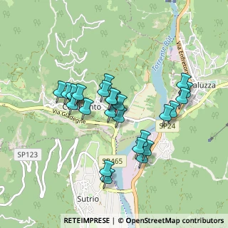 Mappa Via di Sot, 33020 Cercivento UD, Italia (0.78077)
