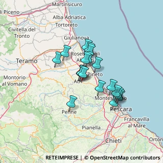 Mappa Via Sant'Ilario, 64032 Atri TE, Italia (10.88895)
