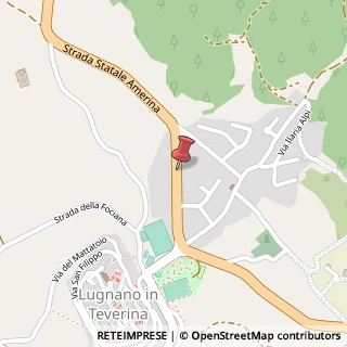 Mappa Via Orvieto, 18, 05020 Lugnano in Teverina, Terni (Umbria)