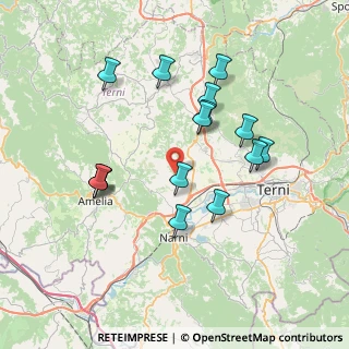 Mappa Strada di Fabbrucciano, 05035 Narni TR, Italia (7.39333)