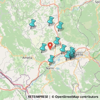 Mappa Strada di Fabbrucciano, 05035 Narni TR, Italia (6.54091)
