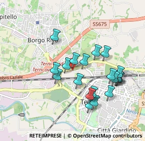 Mappa Via Bramante, 05100 Terni TR, Italia (0.906)