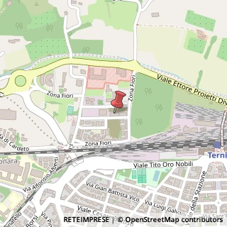 Mappa Via Zona Fiori, 19, 05100 Terni, Terni (Umbria)