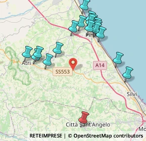 Mappa SP 553, 64025 Pineto TE, Italia (4.6395)