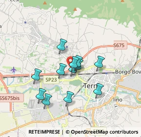 Mappa Raccordo Terni - Orte, 05100 Terni TR, Italia (1.43583)