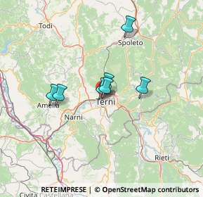 Mappa Raccordo Terni - Orte, 05100 Terni TR, Italia (28.675)