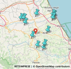 Mappa Contrada Collotti, 64032 Atri TE, Italia (7.95077)