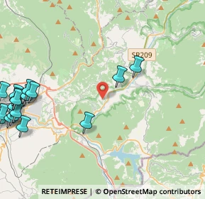 Mappa Via del Colle, 05100 Terni TR, Italia (6.47118)