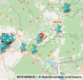 Mappa Via del Colle, 05100 Terni TR, Italia (6.547)