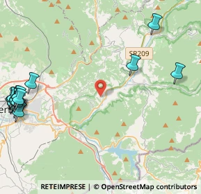 Mappa Via del Colle, 05100 Terni TR, Italia (6.8425)
