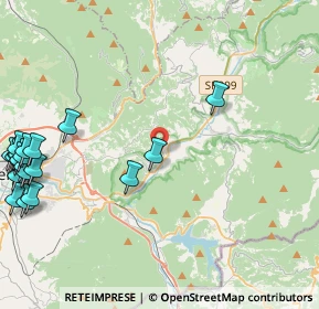 Mappa Via del Colle, 05100 Terni TR, Italia (6.5615)