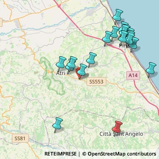 Mappa Via Aldo Moro, 64032 Atri TE, Italia (5.26)