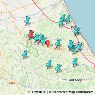 Mappa Via Francesco Paolo Tosti, 64032 Atri TE, Italia (4.3255)