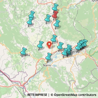 Mappa Strada di Sant'Eufizio, 05035 Narni TR, Italia (8.6035)