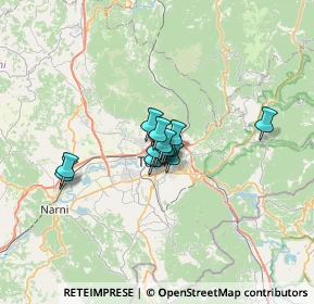 Mappa Zona Fiori, 05100 Terni TR, Italia (3.7)