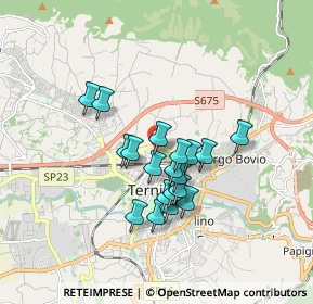 Mappa Zona Fiori, 05100 Terni TR, Italia (1.40105)